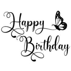 happy birthday butterfly quote
