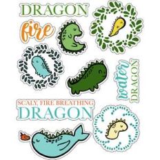 ml small dragon stickers