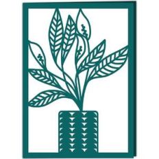 peace lily plant card