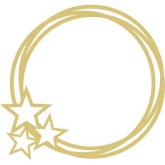 stars circle frame