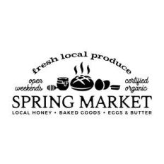 spring market sign