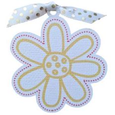 daisy gift tag