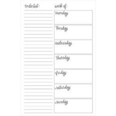 weekly calendar page