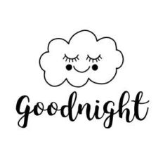 goodnight kids nursery cloud