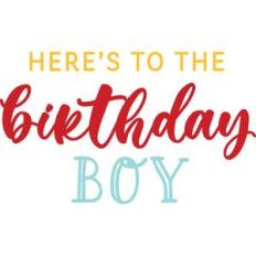 here's to the magical birthday boy