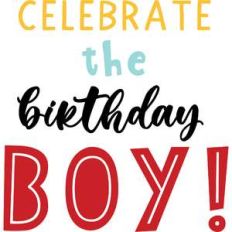 celebrate the birthday boy