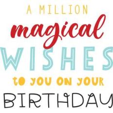 a million magical wishes on your birthday