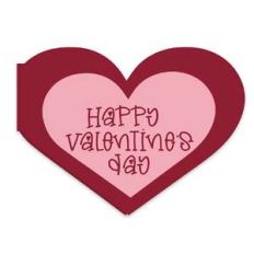heart happy valentine's day card