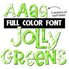 jolly greens color font