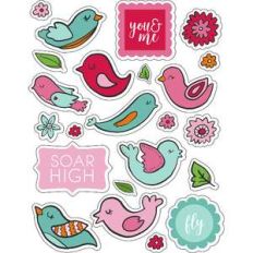 ml birds and spring stickers