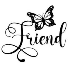 friend butterfly word