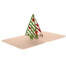 3d pop up christmas tree card