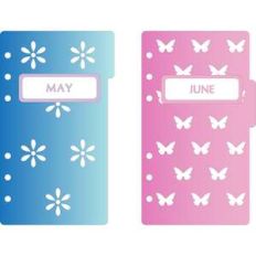 6-ring a6 binder may and june dividers