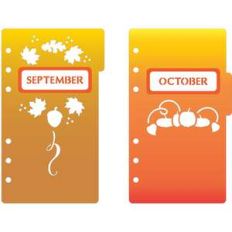 6-ring a6 binder september and october dividers