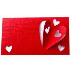 3d heart place cards