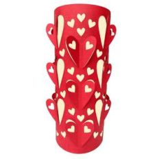 3d heart lantern
