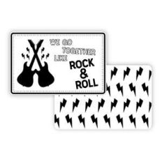 we go together like rock and roll valentine cards