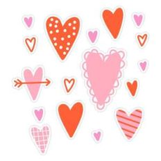 heart stickers