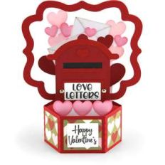 hexagon pop-up valentine mailbox