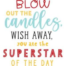 blow out the candles