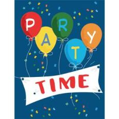 party time flat card