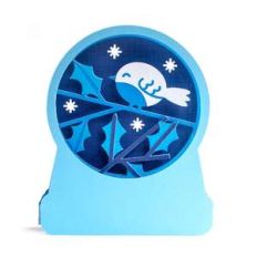 winter bird snowglobe