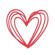 line heart