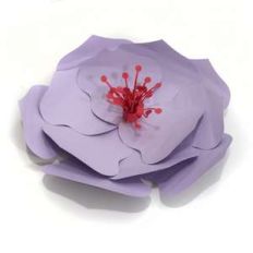 lavender jewel medium 3d flower
