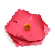 ruffle medium 3d flower