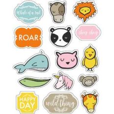 ml animal roar stickers