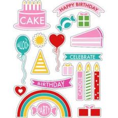 ml birthday celebrate stickers