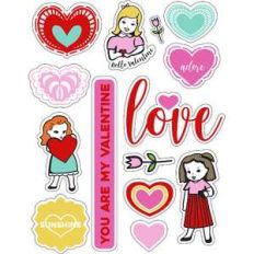 ml hello valentine stickers