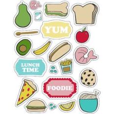 ml lunch yum stickers