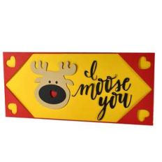 i moose you slimline 3d frame card