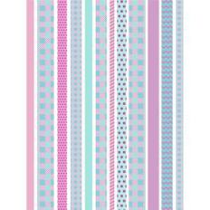 pastel buffalo plaid washi borders planner stickers