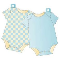 it's a boy banner piece - blue onesies