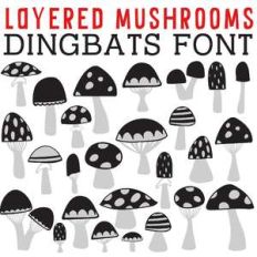 cg layered mushrooms dingbats