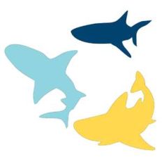 shark silhouettes