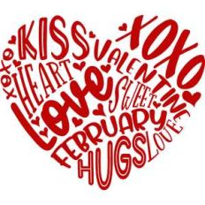 love words heart