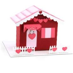 3d house valentine