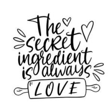 the secret ingredient is always love
