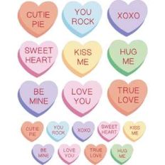 conversation hearts stickers