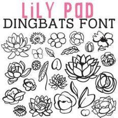 cg lily pad dingbats