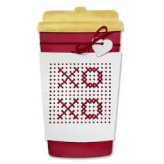 coffee cup folded card