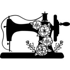 floral sewing machine