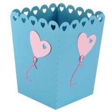 heart balloon popcorn treat box