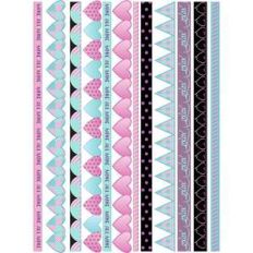 pastel valentine washi borders planner stickers