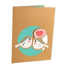 birds heart card