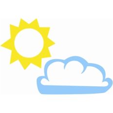 sun and cloud