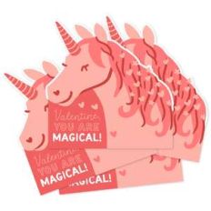 unicorn valentine cards